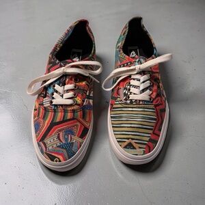 Vans x Zio Ziegler Authentic OTW Gallery Multicolor Men 8 Women 9.5 Wearable Art